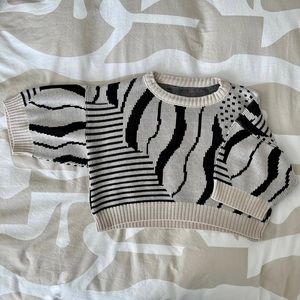Vintage cropped sweater